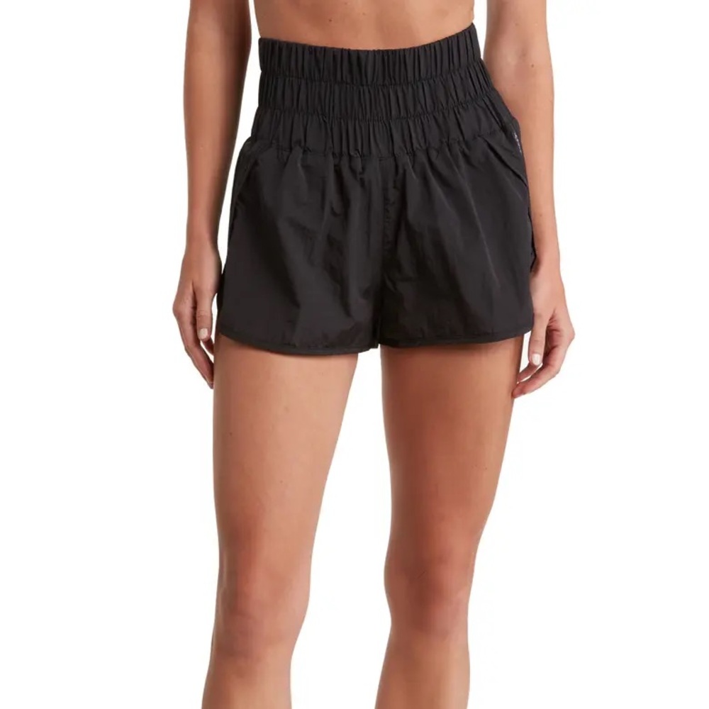Free People FP Movement The Way Home Shorts in Washed Black Size Small